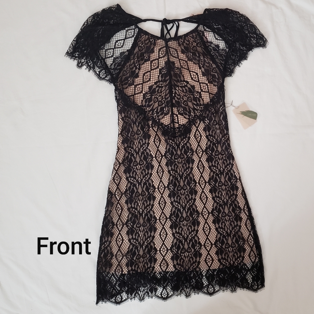 Forever 21 Black lace dress Size S